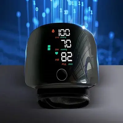 Digital Blood Pressure Monitor Machine Upper Arm Sphygmomanometer (Black, Boys, S, Cotton).webp
